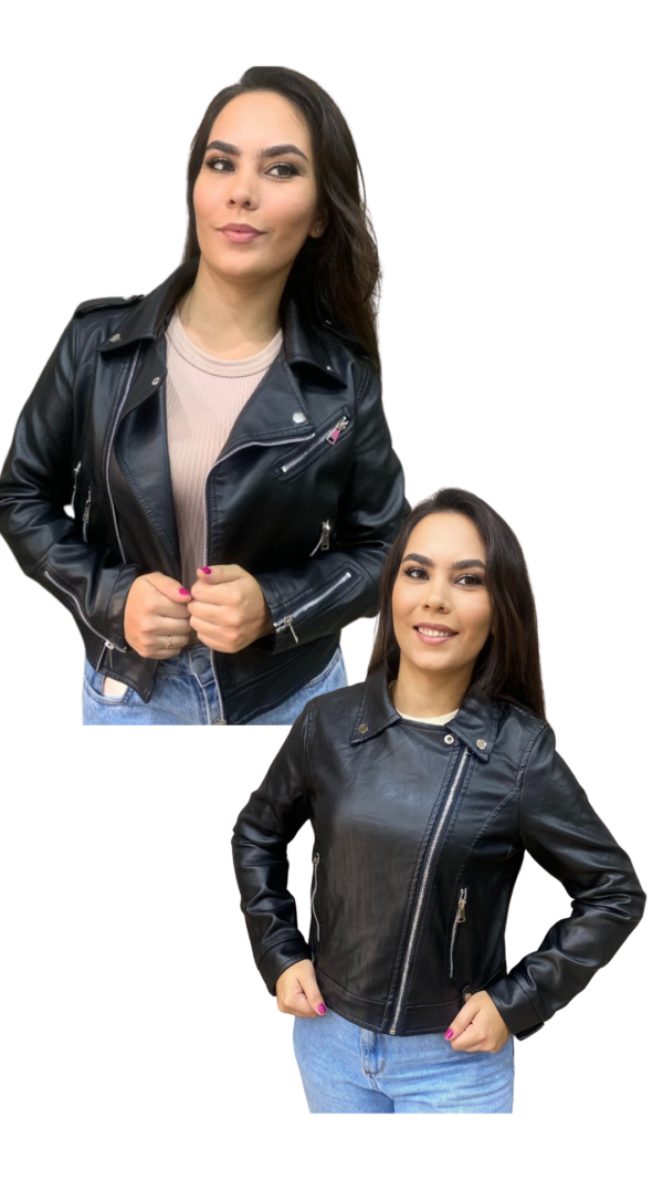 Chaqueta Corino Negra